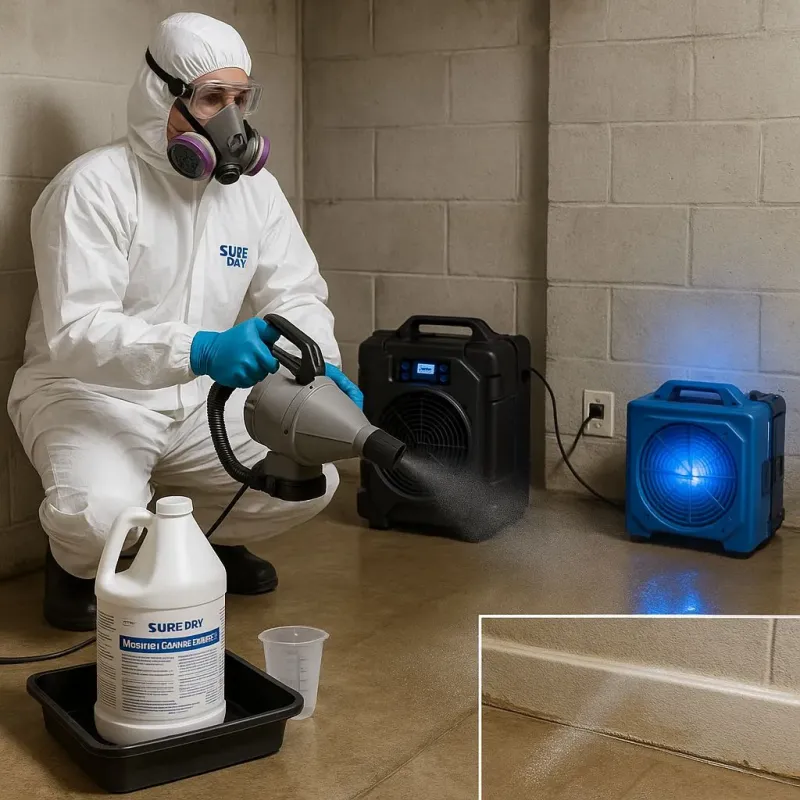 Sanitization and Odor Removal process in Eddington, ME